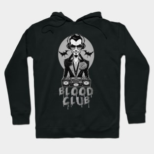 Vampire Blood Club DJ! (Black/Grey) Hoodie